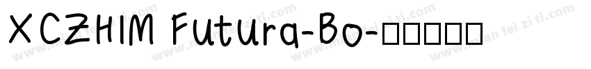 XCZHIM Futura-Bo字体转换
